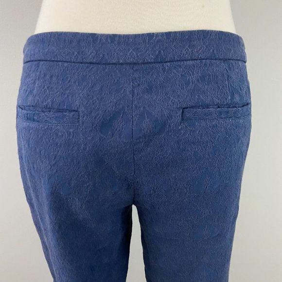ST. TROPEZ WEST‎ Blue Cropped Pants - Picture 7 of 10